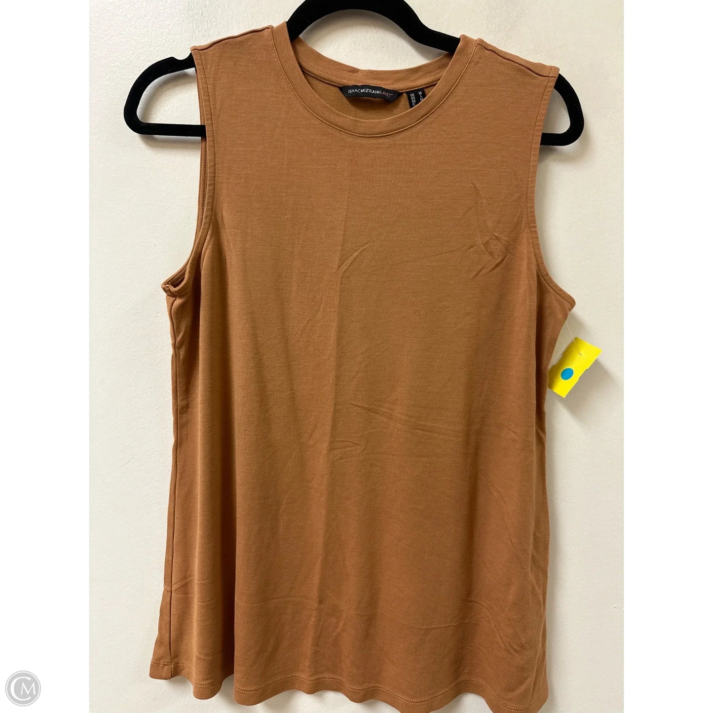Top Sleeveless By Isaac Mizrahi Live Qvc In Brown, Size: M