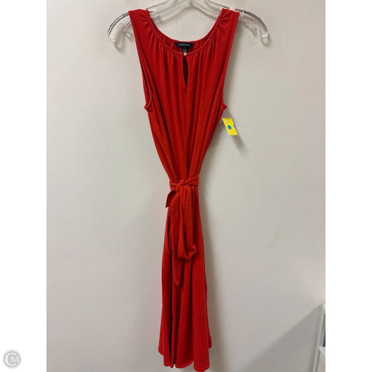 Dress Casual Maxi By Lands End In Red, Size: M