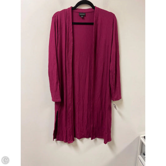 Sweater Cardigan By J. Jill In Purple, Size: Xs