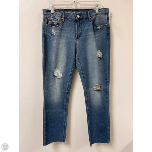 Jeans Straight By Articles Of Society In Blue Denim, Size: 14