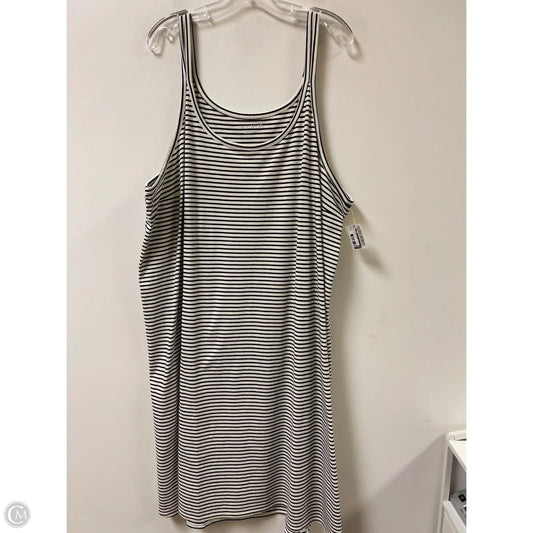 Dress Casual Midi By Ava & Viv In Striped Pattern, Size: 3x