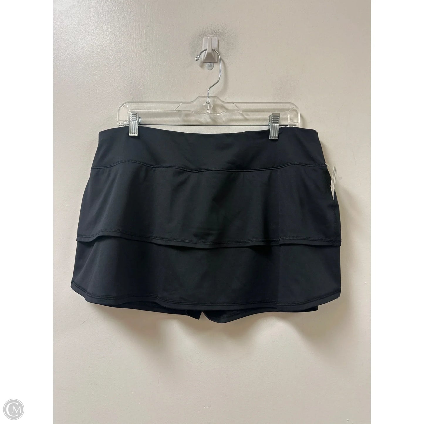 Athletic Skort By Tek Gear In Black, Size: Xl