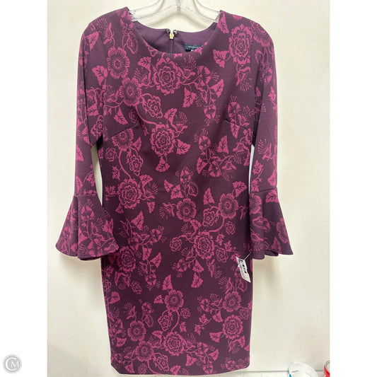 Dress Casual Midi By Tommy Hilfiger In Purple, Size: S