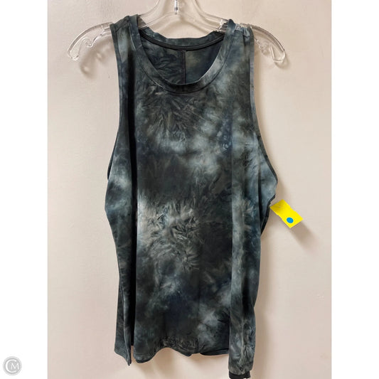 Athletic Tank Top By Clothes Mentor In Tie Dye Print, Size: Xl