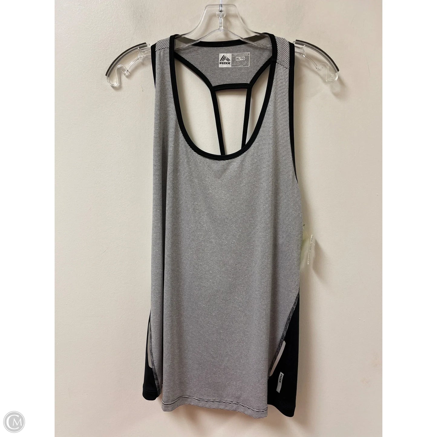 Athletic Tank Top By Rbx In Black & White, Size: Xl