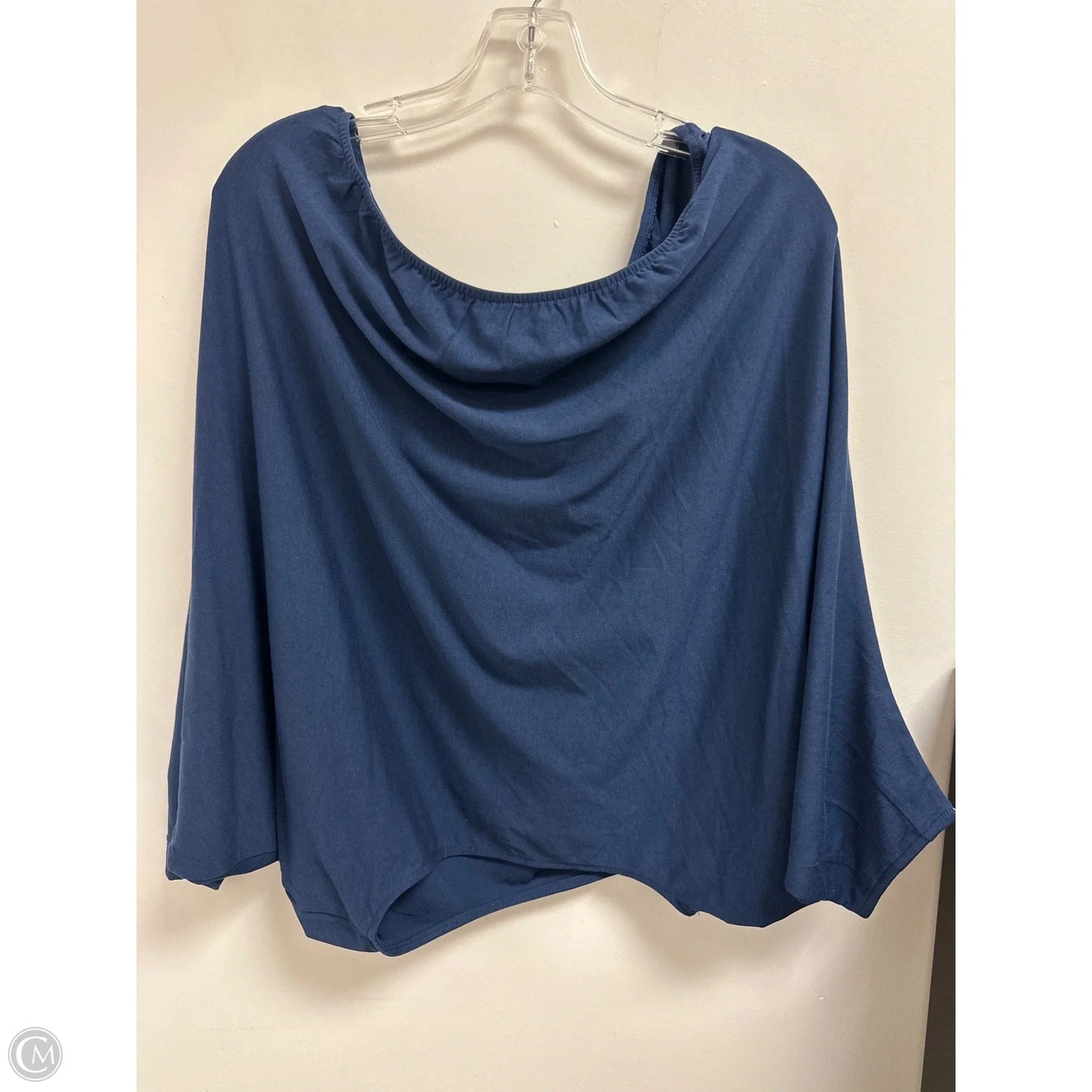 Top Long Sleeve By Lands End In Navy, Size: M