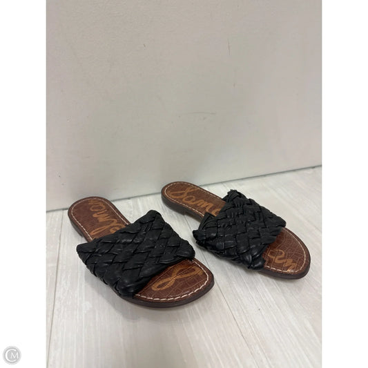 Sandals Flats By Sam Edelman In Black, Size: 6.5