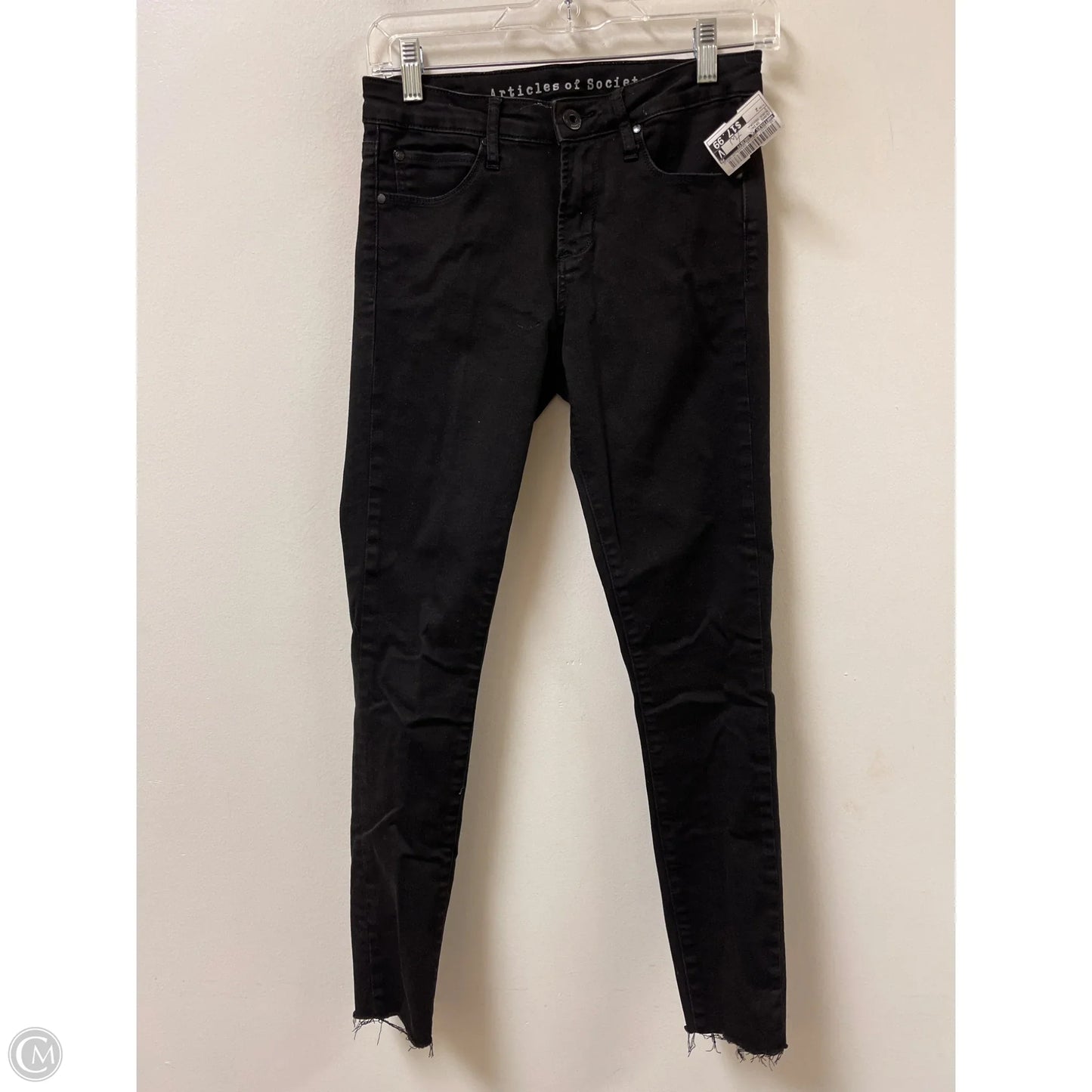 Jeans Skinny By Articles Of Society In Black Denim, Size: 2