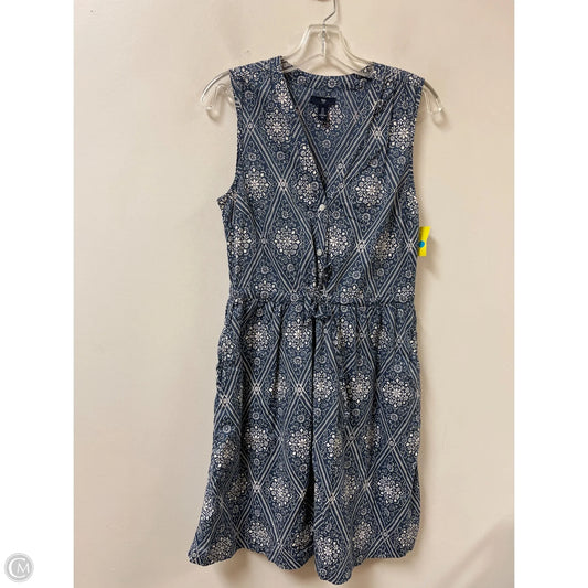 Dress Casual Short By Gap In Blue & White, Size: S