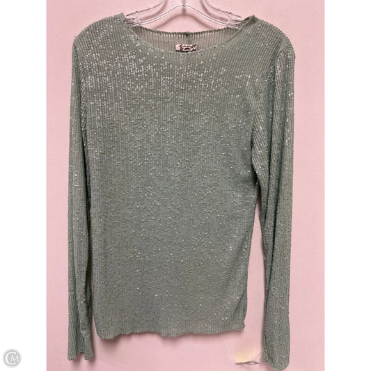 Top Long Sleeve By Free People In Green, Size: M