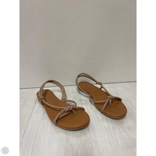 Sandals Flats By Universal Thread In Cream, Size: 8