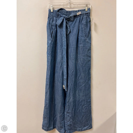 Pants Wide Leg By Express In Blue, Size: 4