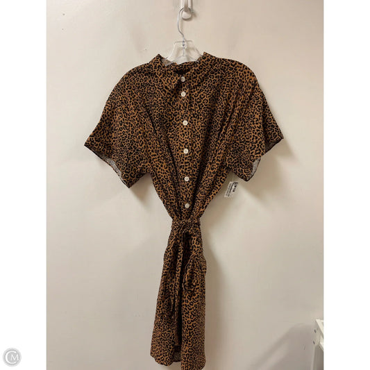 Dress Casual Short By J. Crew In Animal Print, Size: Xl