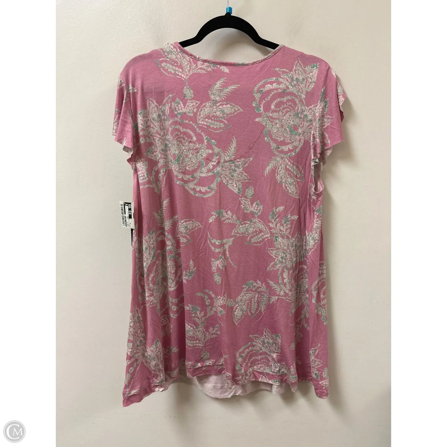 Top Short Sleeve By Ellen Tracy In Purple, Size: Xl