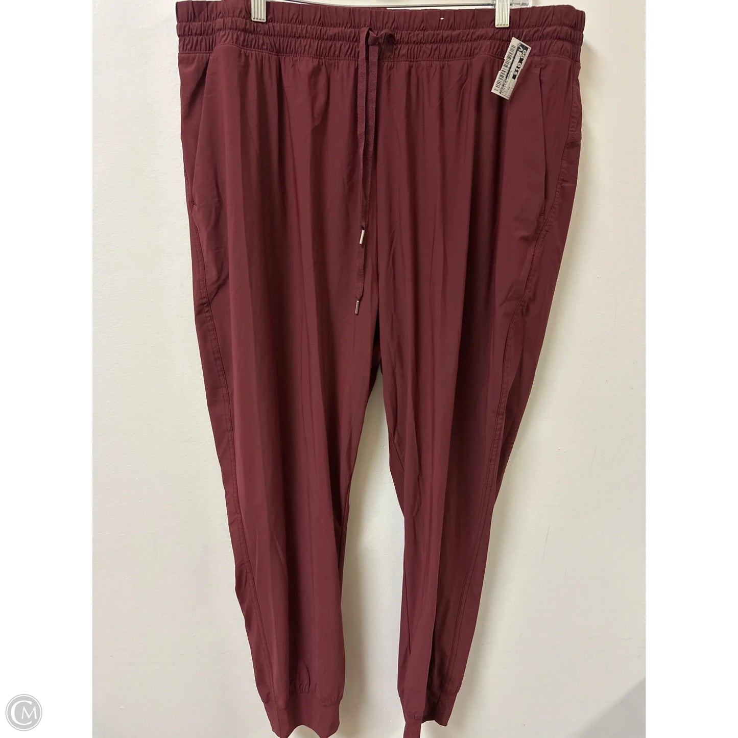 Athletic Pants By Old Navy In Red, Size: 1x