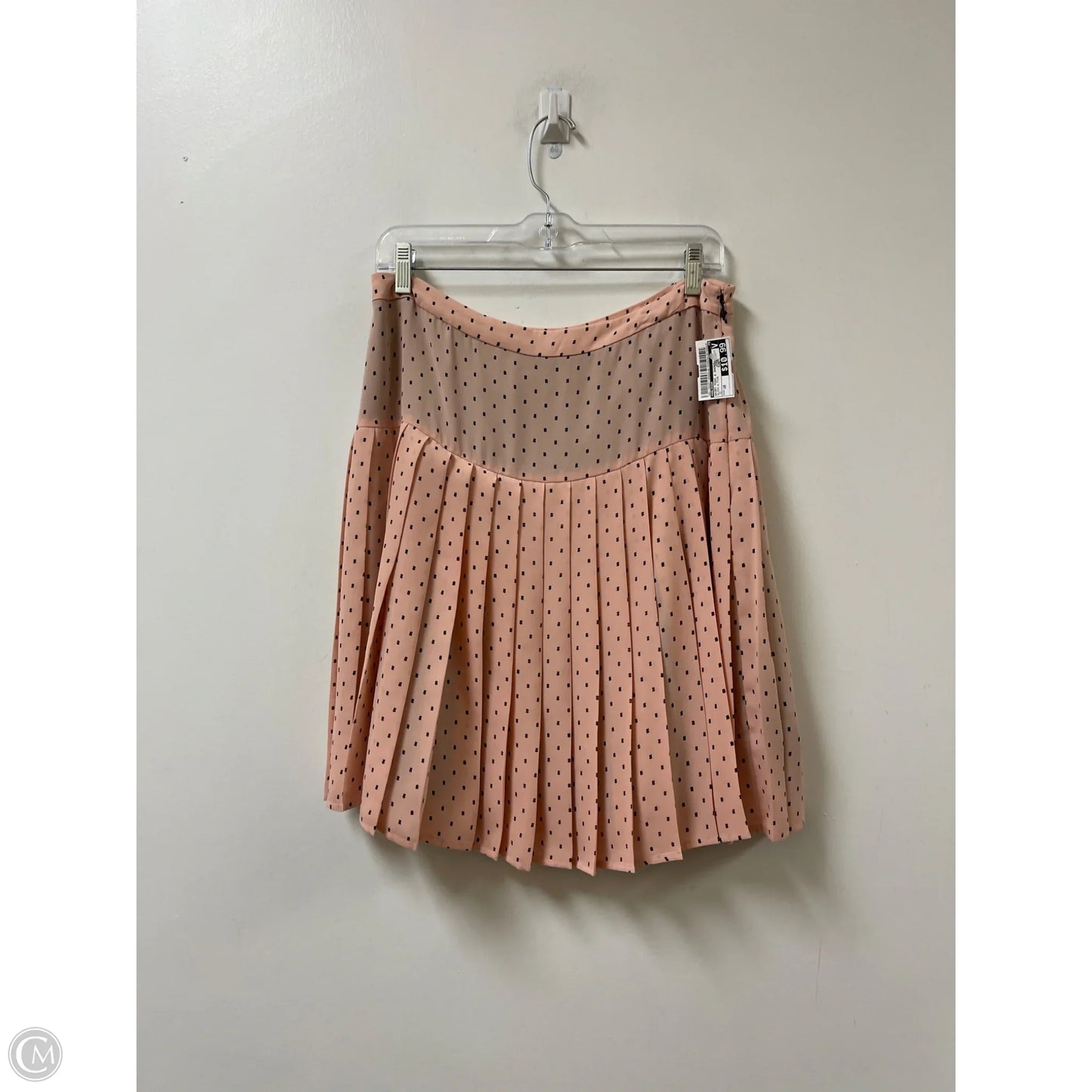 Skirt Mini & Short By Halogen In Black & Pink, Size: 10