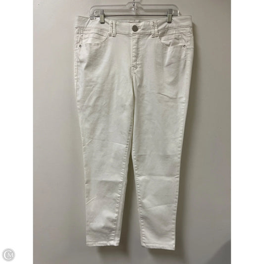 Jeans Skinny By Democracy In White, Size: 16