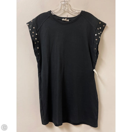 Tunic Short Sleeve By Entro In Black, Size: S