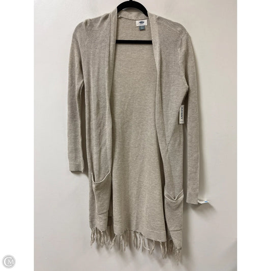 Sweater Cardigan By Old Navy In Cream, Size: M