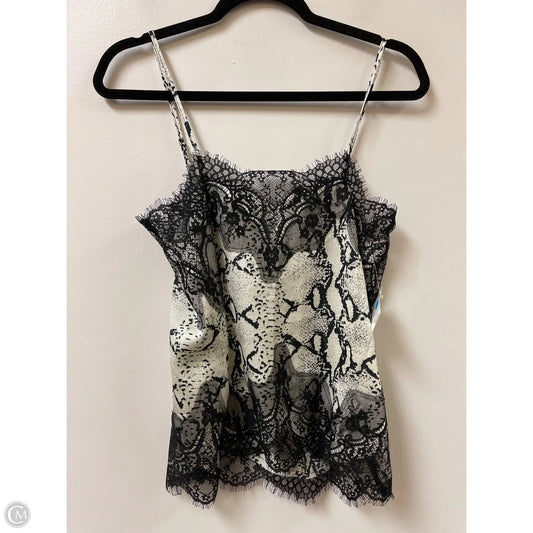 Top Sleeveless By Storia In Snakeskin Print, Size: S