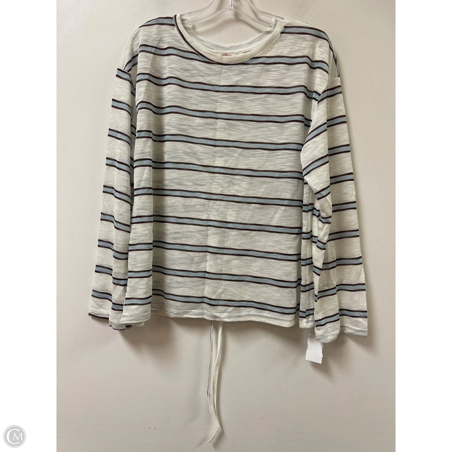 Top Long Sleeve By Clothes Mentor In Striped Pattern, Size: S