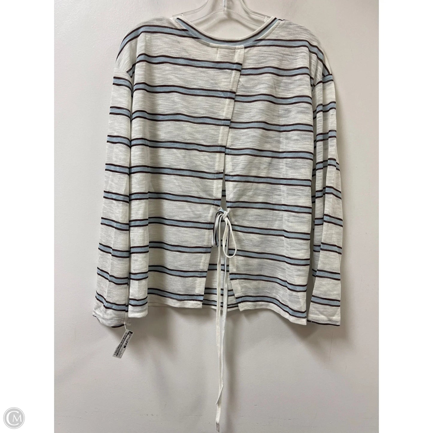 Top Long Sleeve By Clothes Mentor In Striped Pattern, Size: S