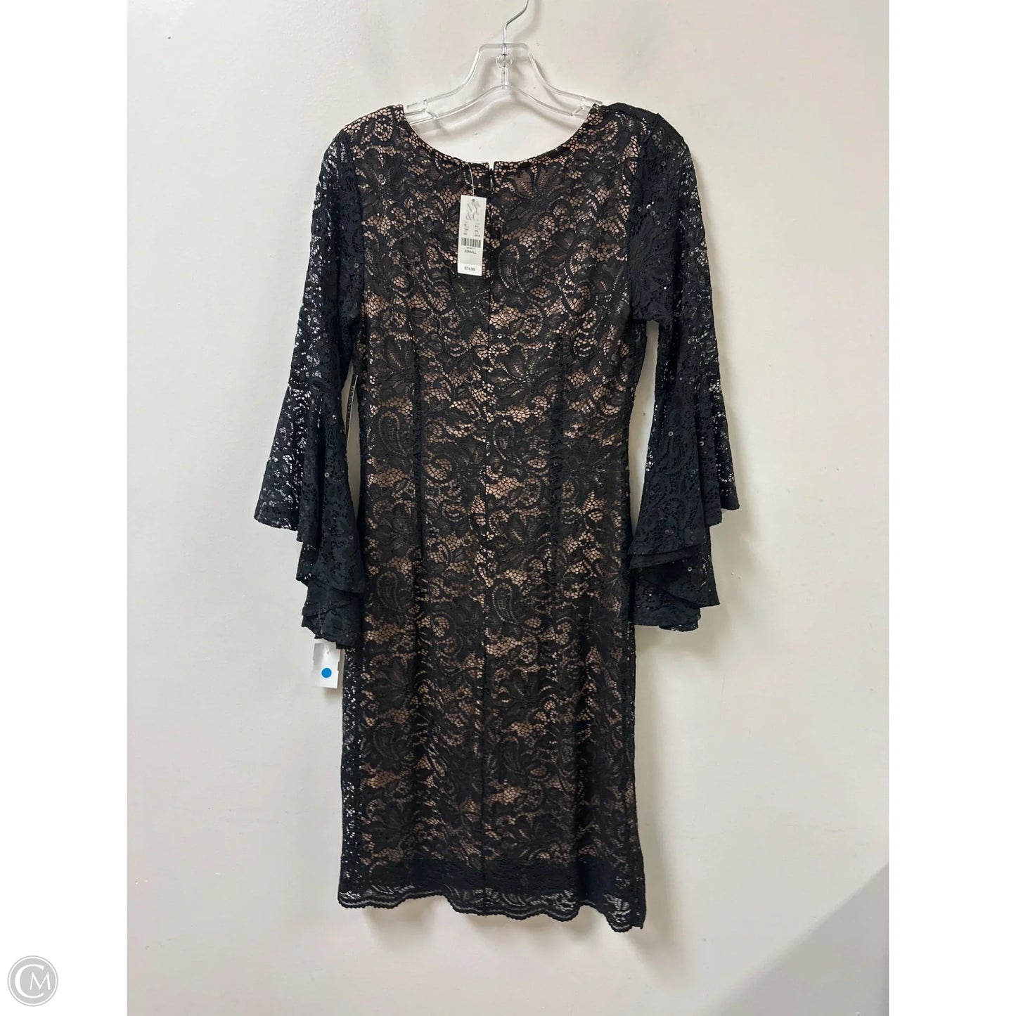 Dress Party Midi By New York And Co In Black, Size: Xs