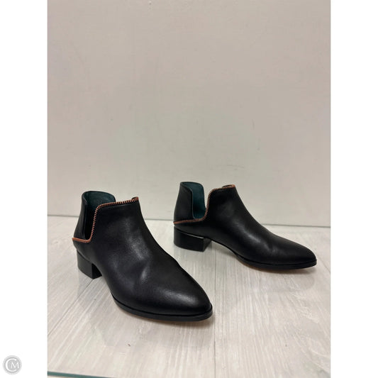 Boots Ankle Flats By Halogen In Black, Size: 5.5