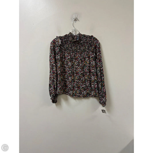 Top Long Sleeve By Draper James In Floral Print, Size: L