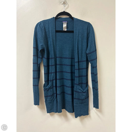 Sweater Cardigan By Patagonia In Blue, Size: S