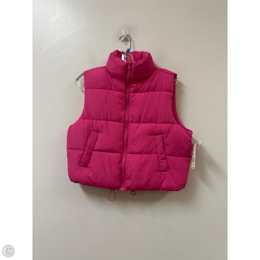 Vest Puffer & Quilted By No Boundaries In Pink, Size: S