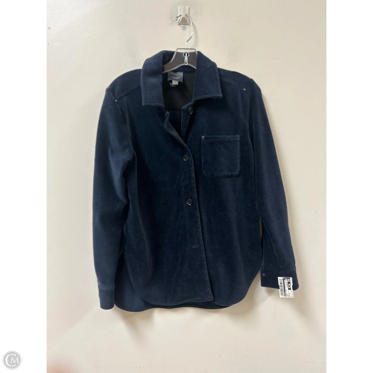 Jacket Shirt By Lysse In Navy, Size: S