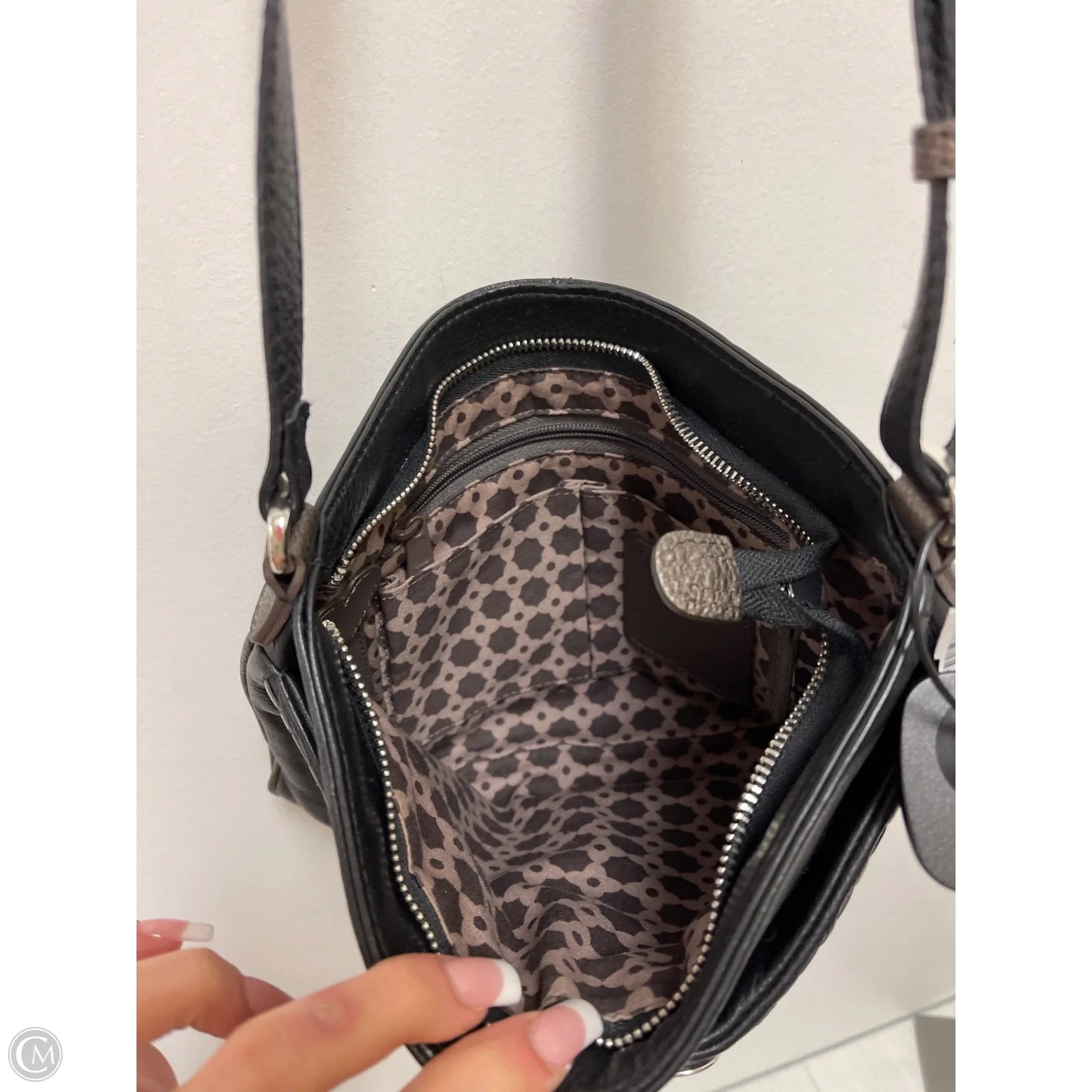 Crossbody Leather By Brighton, Size: Medium