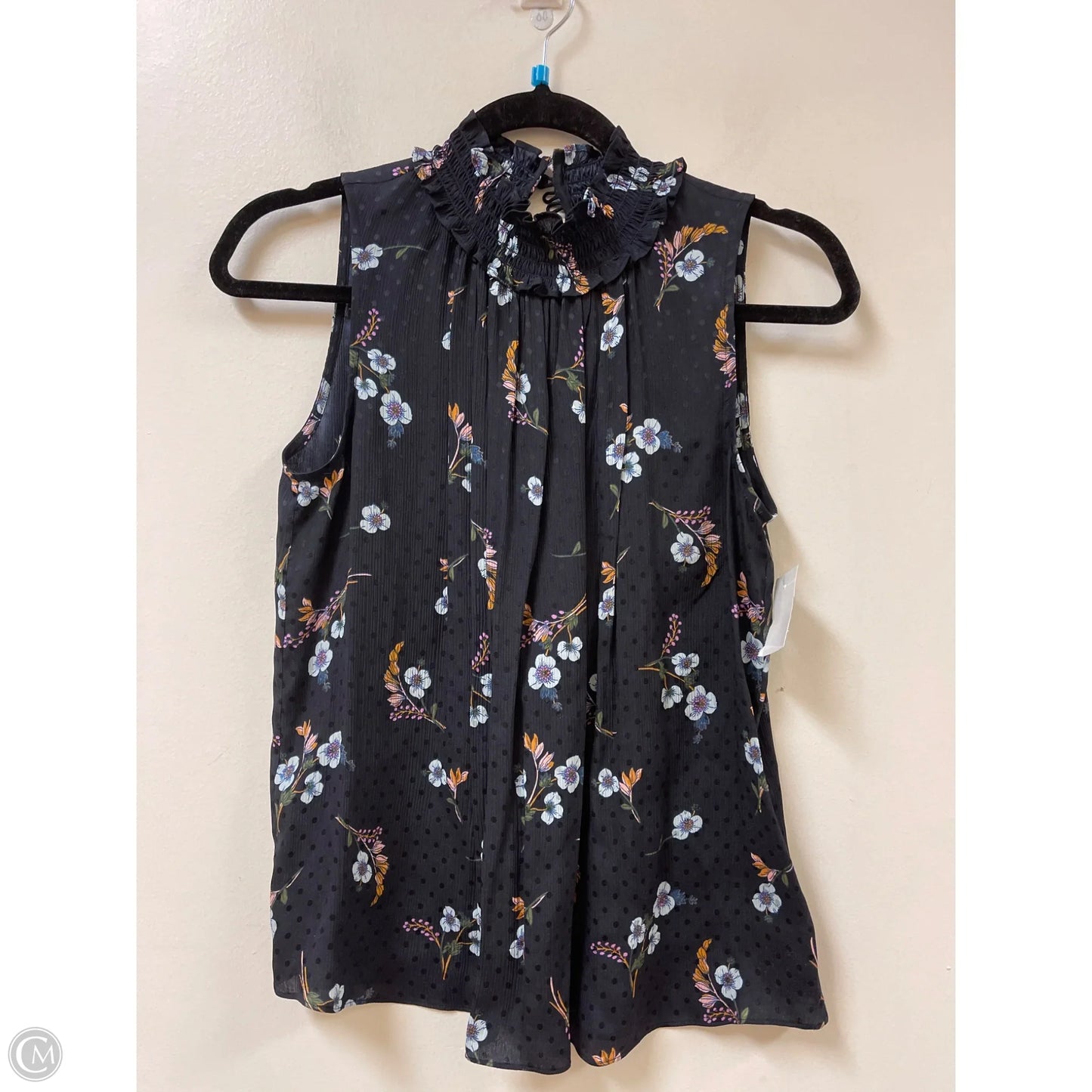 Top Sleeveless Designer By Rebecca Minkoff In Floral Print, Size: Xs