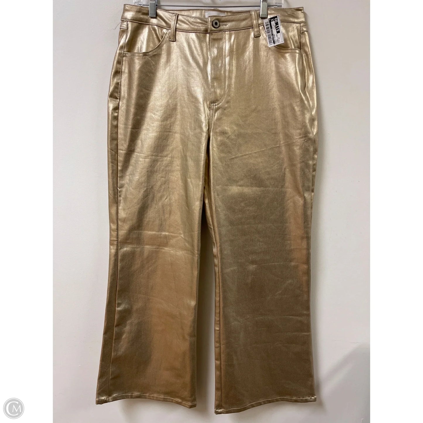 Pants Other By Clothes Mentor In Gold, Size: 14