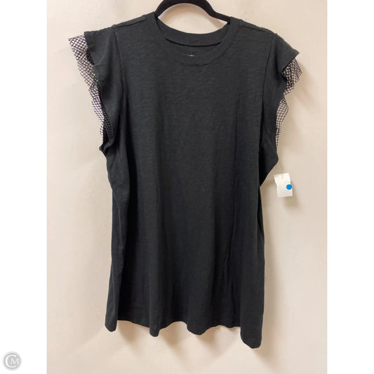 Top Short Sleeve By Torrid In Black, Size: 1x