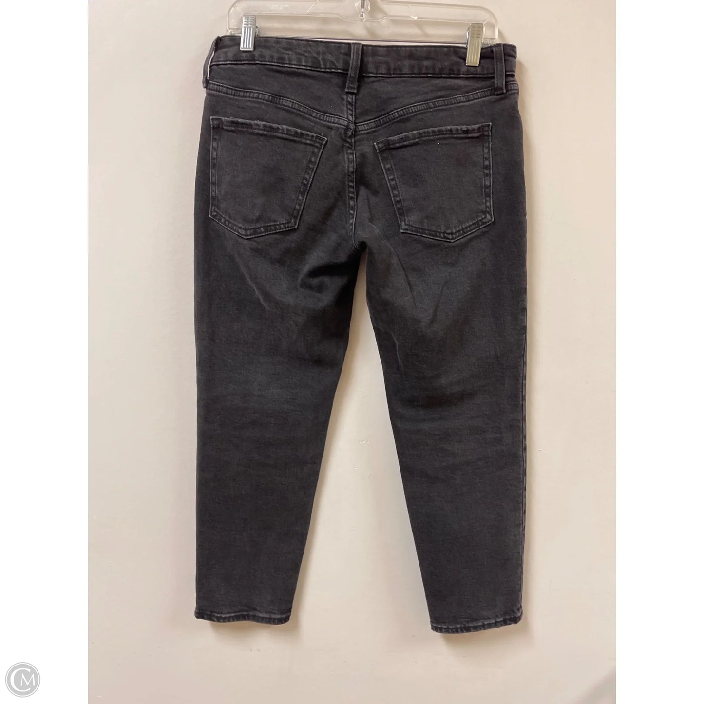 Jeans Straight By Old Navy In Grey Denim, Size: 4p
