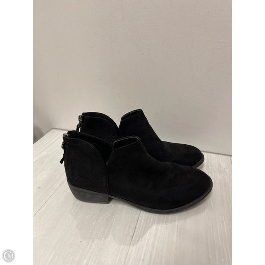 Boots Ankle Flats By Journee In Black, Size: 8.5