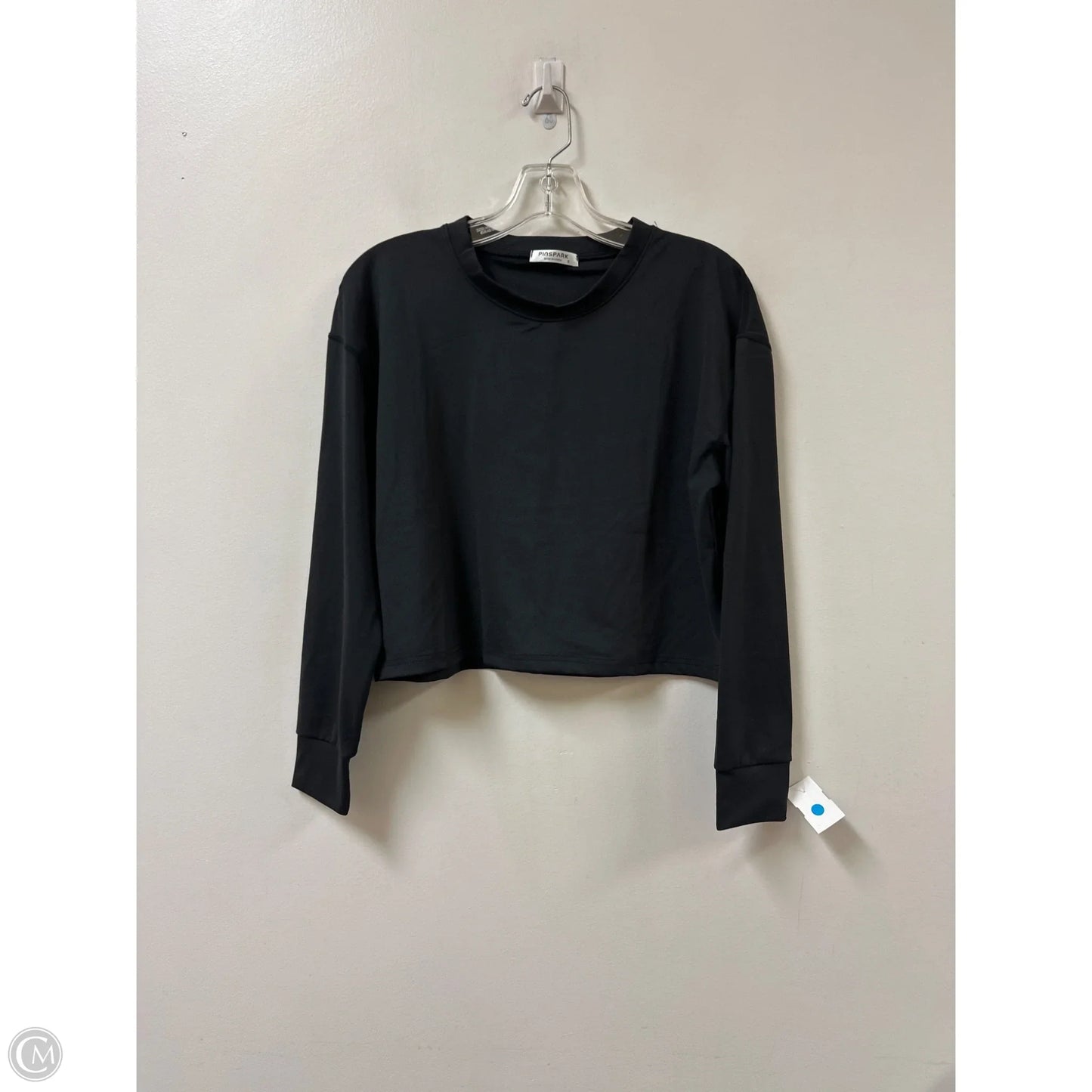 Top Long Sleeve By Clothes Mentor In Black, Size: S