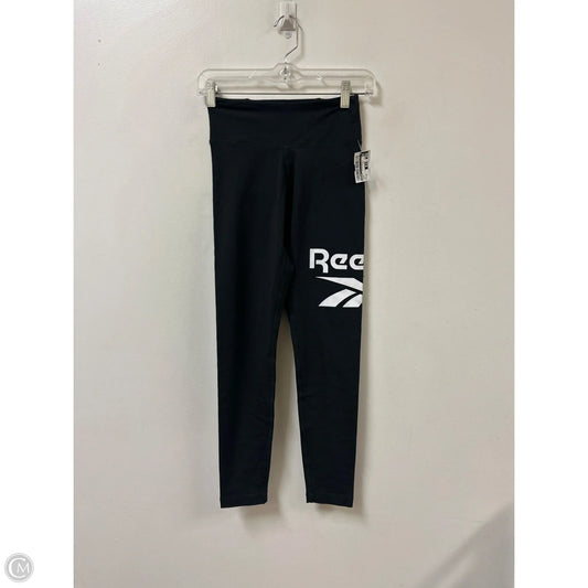 Athletic Leggings By Reebok In Black, Size: Xs