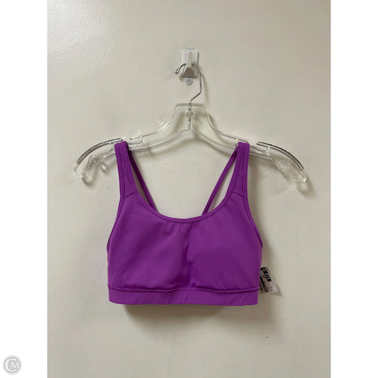 Athletic Bra By Adidas In Purple, Size: S