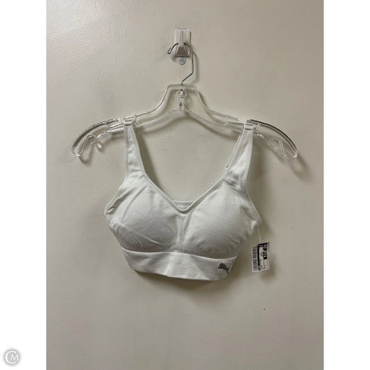 Athletic Bra By Puma In White, Size: S