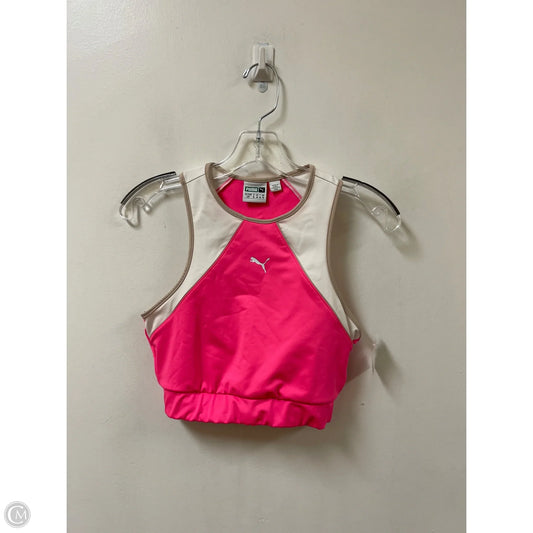 Athletic Bra By Puma In Pink, Size: S