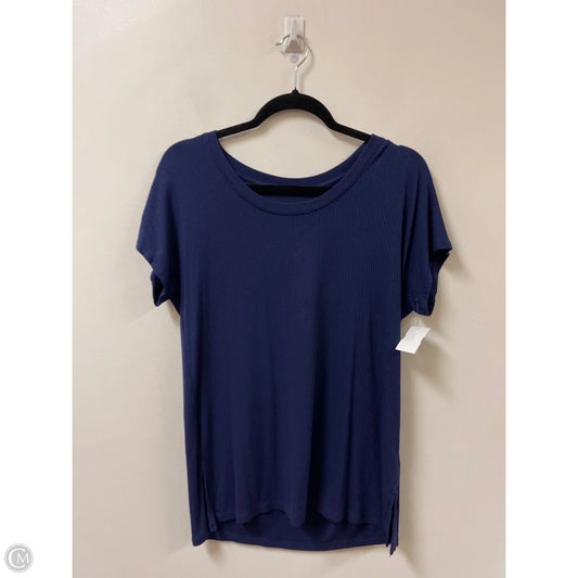 Top Short Sleeve By Felina In Navy, Size: S
