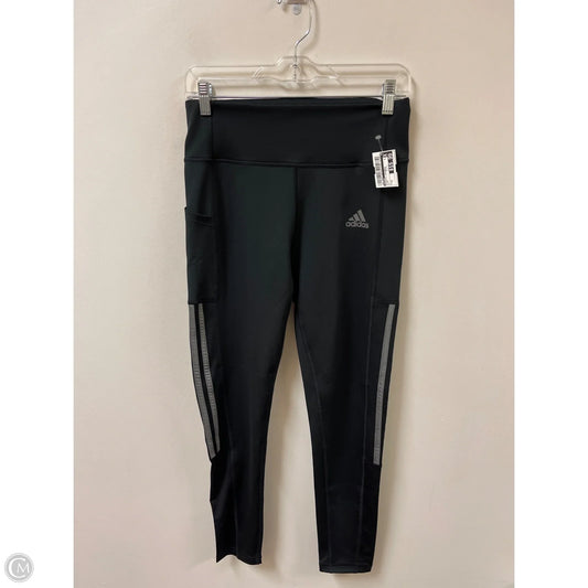 Athletic Leggings By Adidas In Black, Size: M