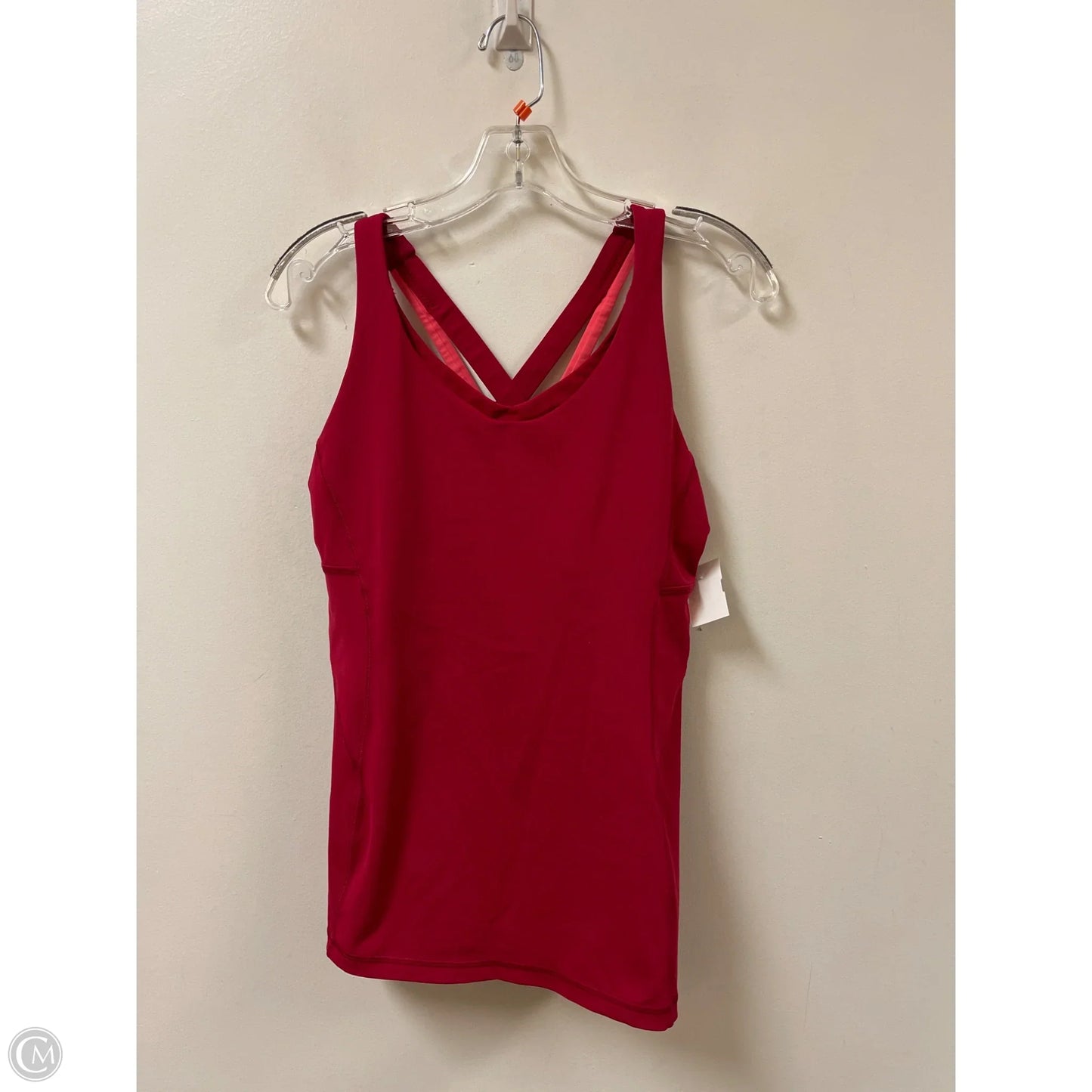 Athletic Tank Top By Lululemon In Red, Size: 10