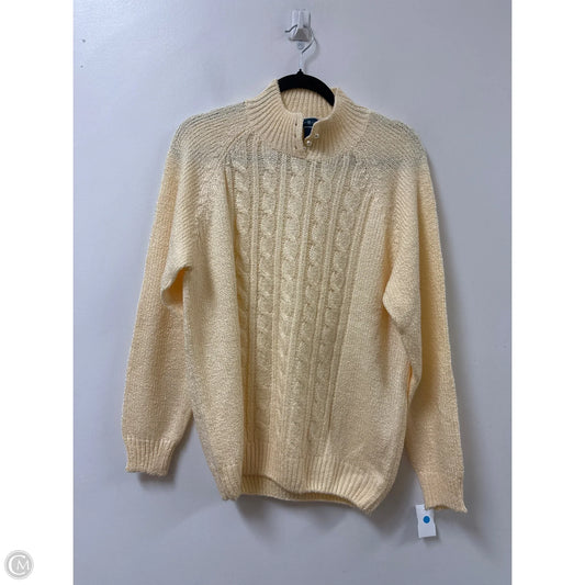 Sweater By Karen Scott In Yellow, Size: L
