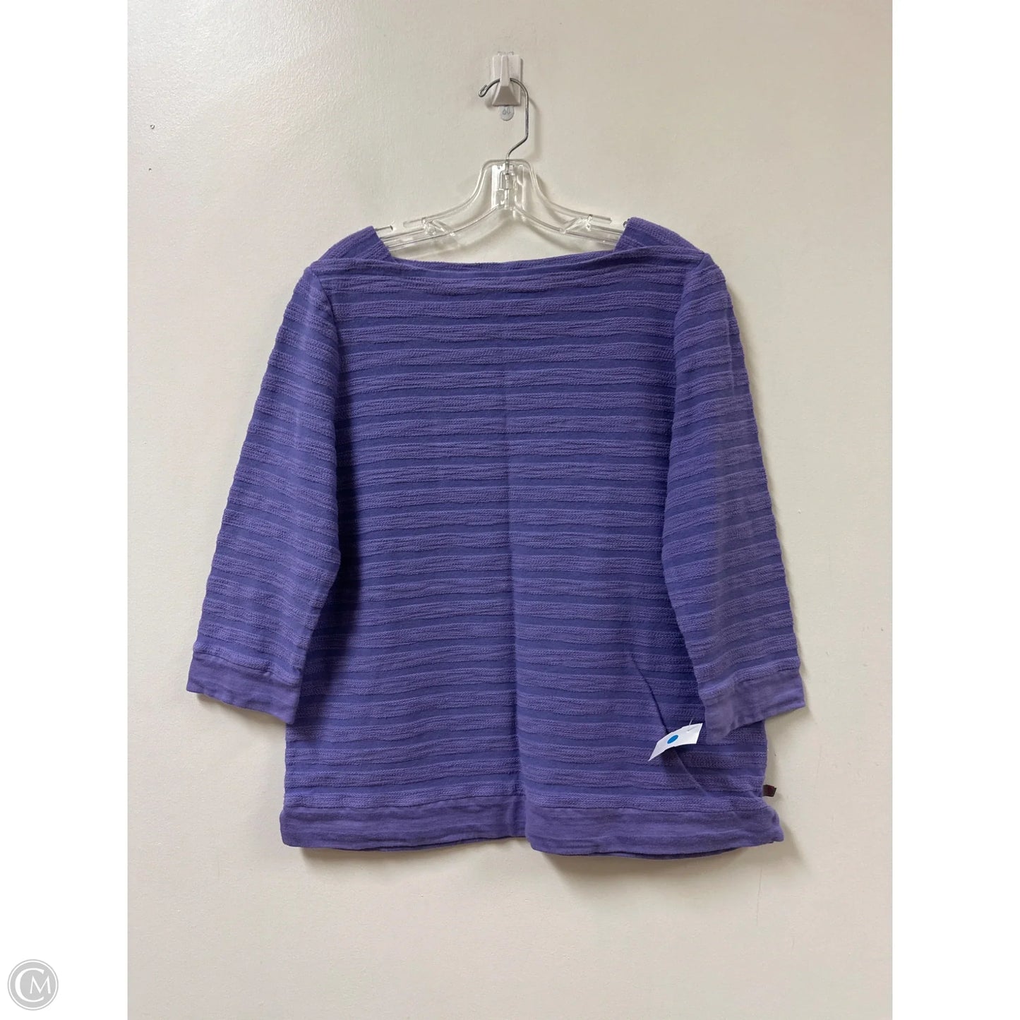 Top Long Sleeve By Talbots In Purple, Size: L