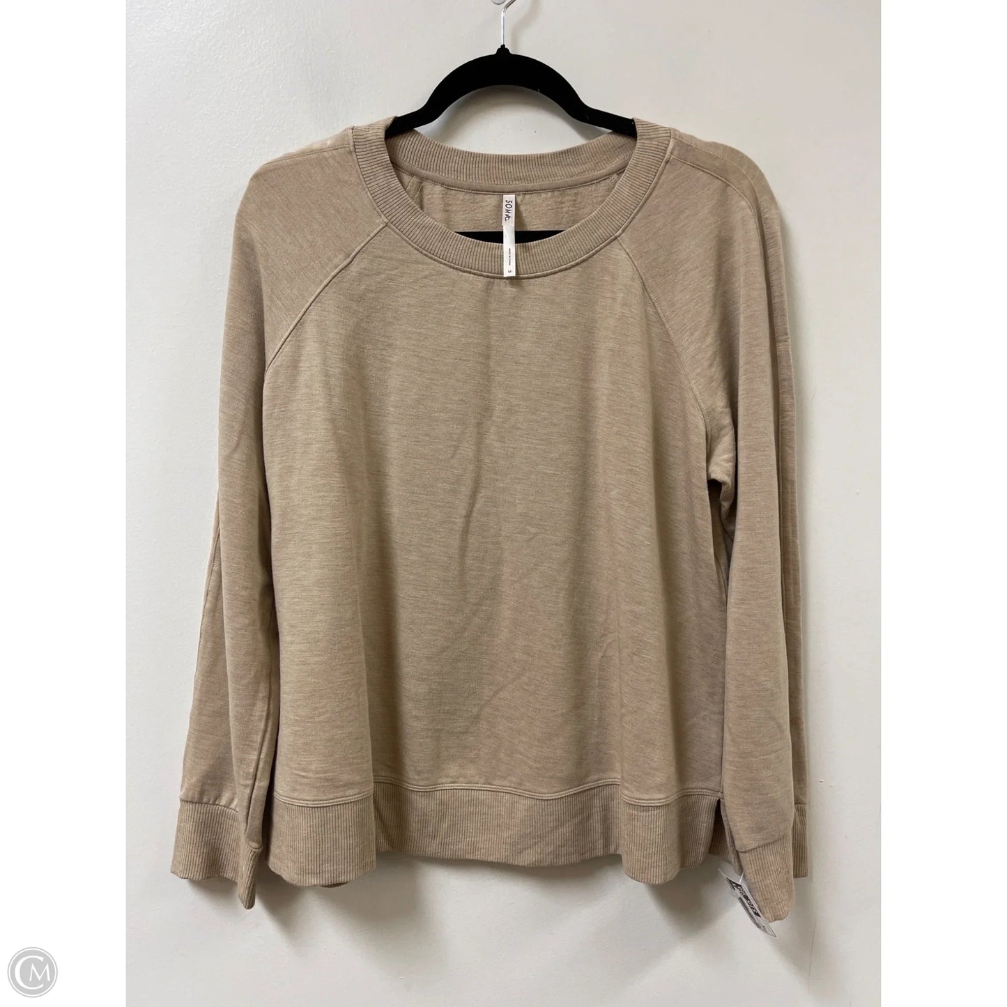 Sweatshirt Crewneck By Soma In Cream, Size: M