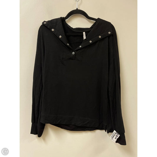 Sweatshirt Collar By Soma In Black, Size: L